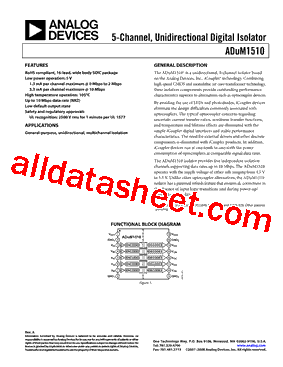 ADUM1510BRWZ-RL型号图片