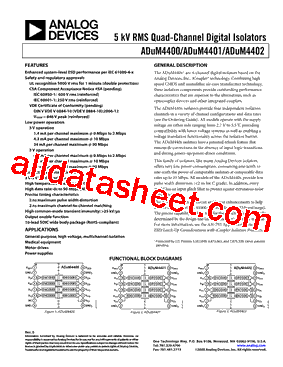 ADUM4402BRWZ型号图片