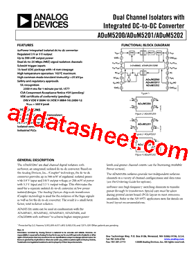 ADUM5200ARWZ型号图片