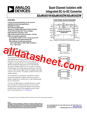 ADUM5401W型号图片