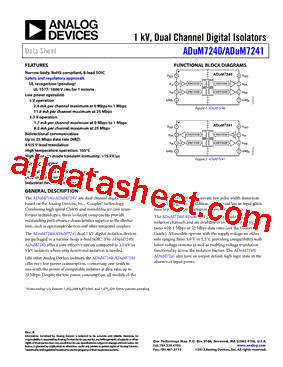 ADUM7240ARZ-RL7型号图片