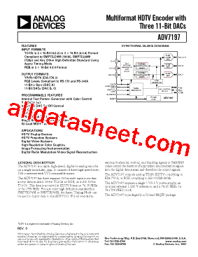 ADV7197型号图片