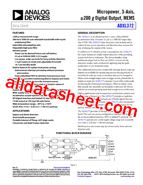 ADXL372BCCZ-RL7型号图片