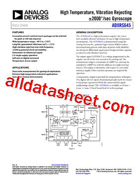 ADXRS645HDYZ型号图片