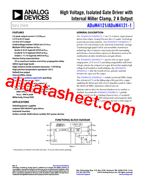 ADuM4121BRIZ型号图片