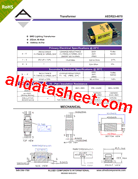 AEDR23-4070型号图片