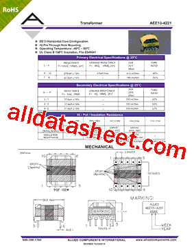 AEE13-4221型号图片