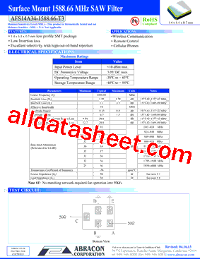 AFS14A34-1588.66-T3型号图片