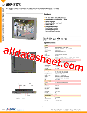 AHP-2173型号图片