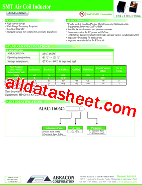 AIAC-1606C型号图片