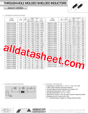 AIAS-01-221K型号图片