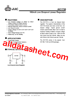 AIC1720-30CZL型号图片