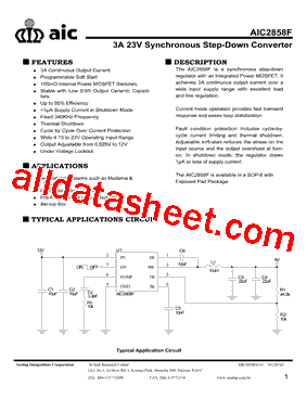 AIC2858F型号图片