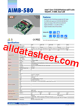 AIMB-580WG2-00A1E型号图片