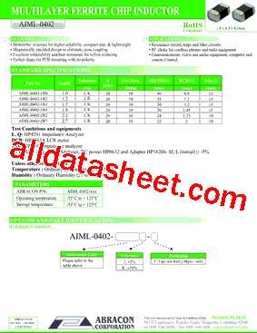 AIML-0402-1R5K-T型号图片