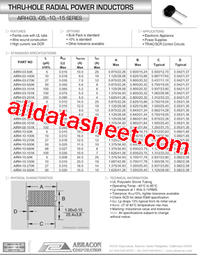 AIRH-03-151K型号图片