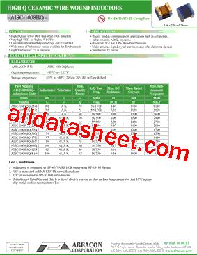 AISC-1008HQ-18NJ-T型号图片