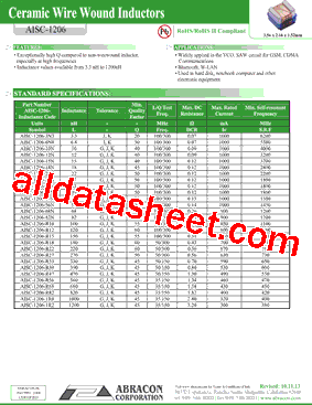 AISC-1206-12NJ-T型号图片