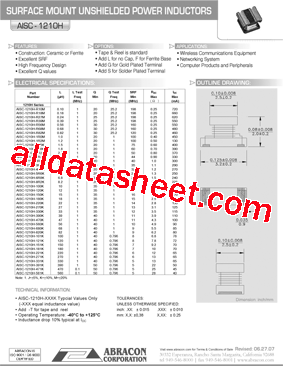 AISC-1210H-R18M型号图片