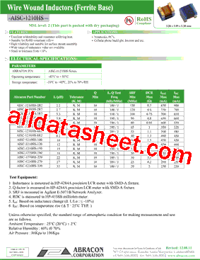 AISC-1210HS-120K-T2型号图片