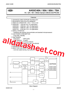 AK93C65AF型号图片
