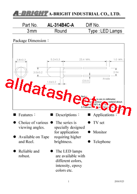 AL-314B4C-A型号图片