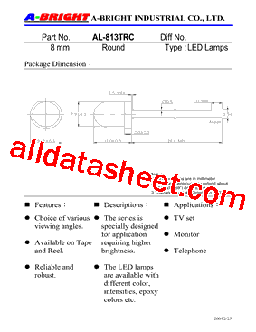 AL-813TRC_09型号图片