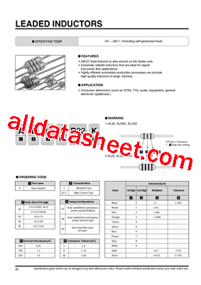 AL02TAR22J型号图片