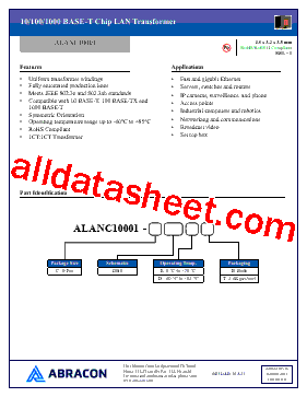 ALANC10001-CDB3D型号图片