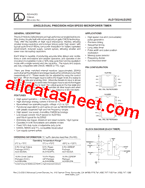 ALD1502_V01型号图片