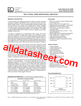 ALD1704B型号图片