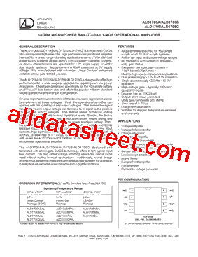 ALD1706BPAL型号图片