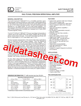 ALD1712PAL型号图片