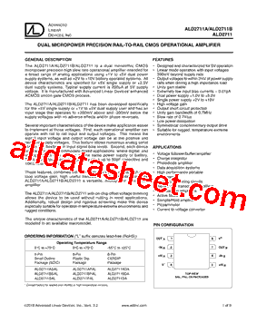 ALD2711A_V01型号图片