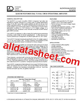 ALD4701APB型号图片