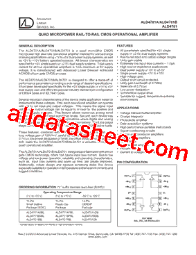 ALD4701BPBL型号图片