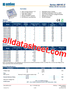 AM15C-Z_12型号图片
