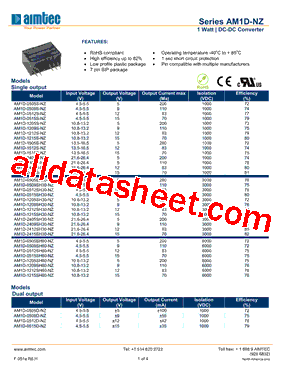 AM1D-0509D-NZ型号图片