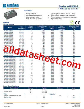AM1DR-1212SH30Z型号图片