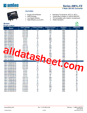 AM1L-1205S-FZ型号图片