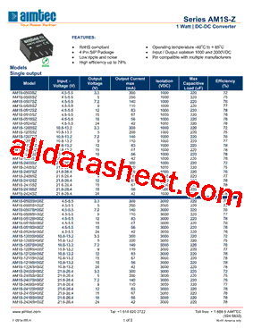 AM1S-1218SH30Z型号图片