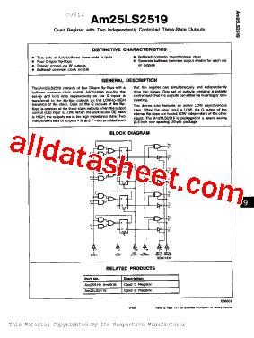 AM25LS2519FMB型号图片