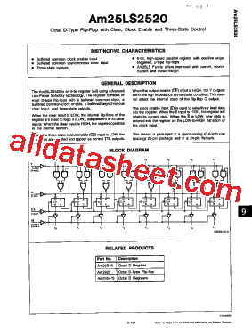 AM25LS2520PC型号图片