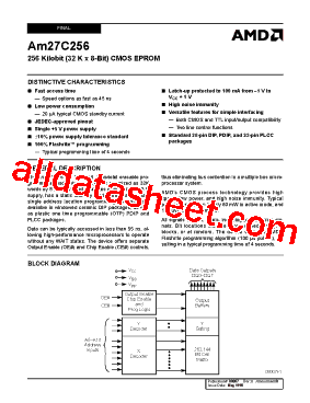 AM27C256-200DEB型号图片