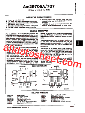 AM29707ALCB型号图片