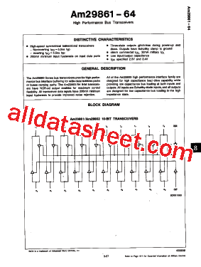 AM29863XM型号图片