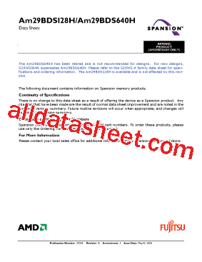 AM29BDS640HD9型号图片