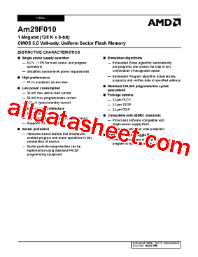 AM29F010-55JC型号图片