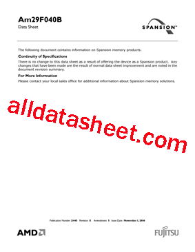 AM29F040B-90PD型号图片