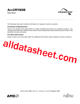 AM29F080B-90SI型号图片